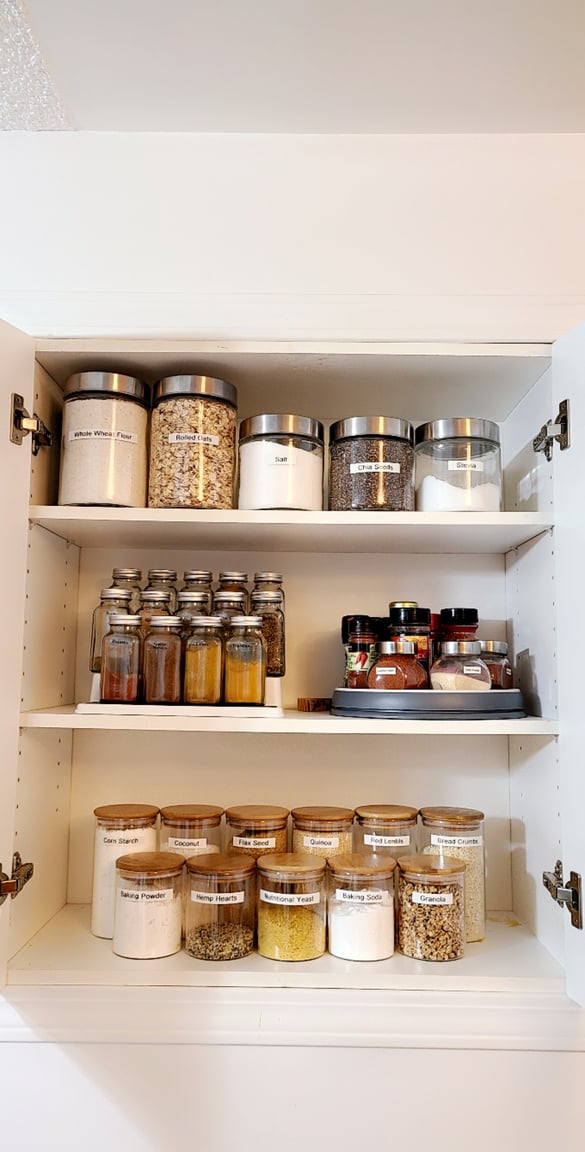 Kitchen pantry organization